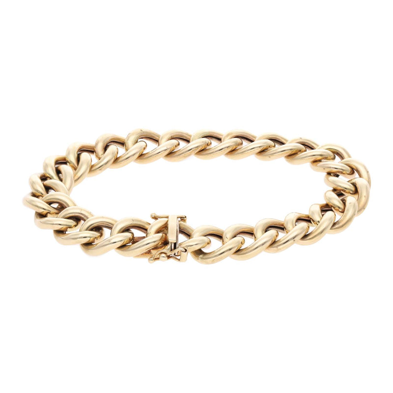 9ct Hollow Curb Bracelet