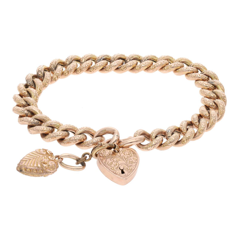 Antique Victorian 9ct Curb Bracelet