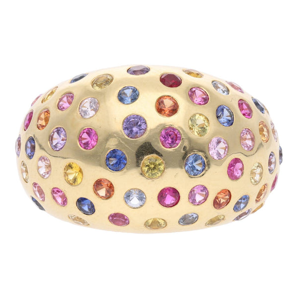 18ct Multi Coloured Sapphire Ring