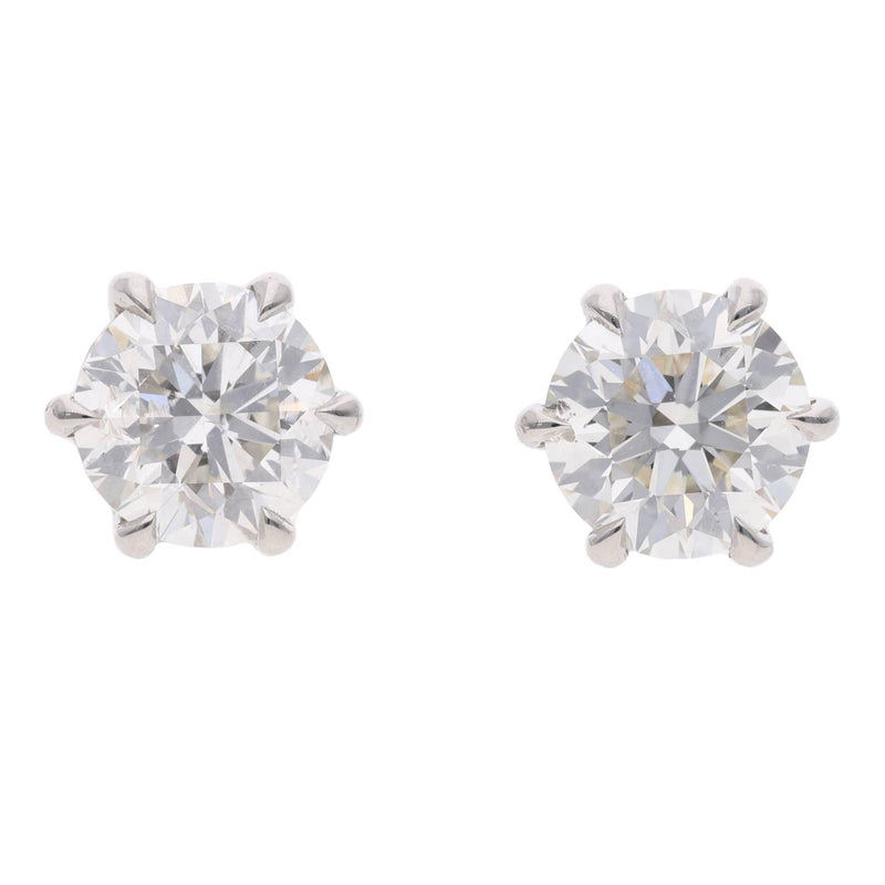 Platinum Diamond Stud Earrings