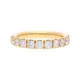 18ct White Gold and Diamond Half Eternity Ring