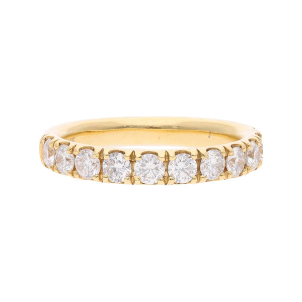 18ct White Gold and Diamond Half Eternity Ring