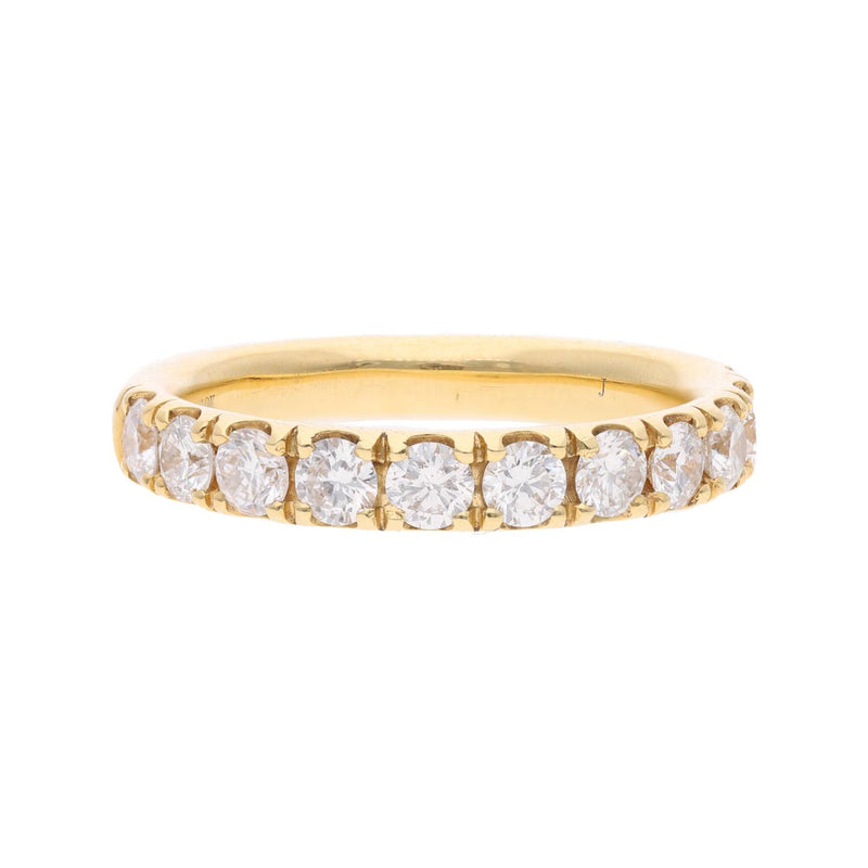 18ct White Gold and Diamond Half Eternity Ring