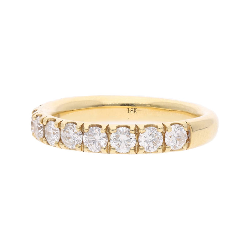 18ct White Gold and Diamond Half Eternity Ring