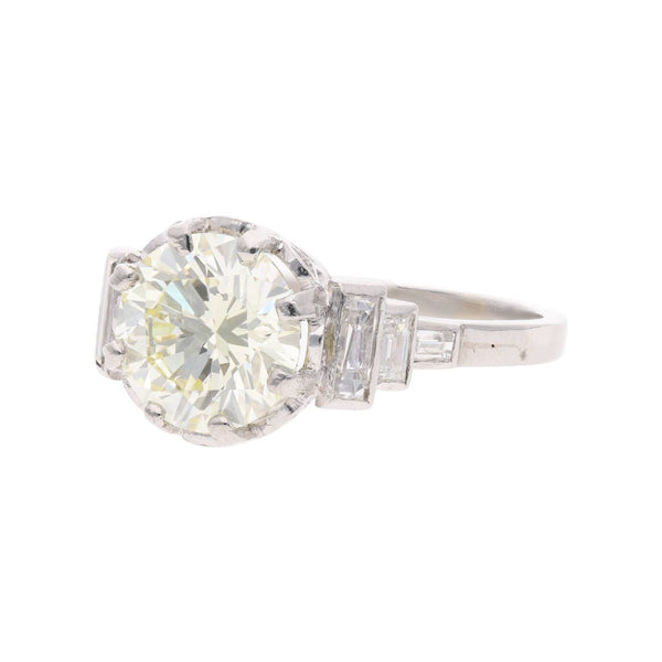 Platinum and Diamond Ring