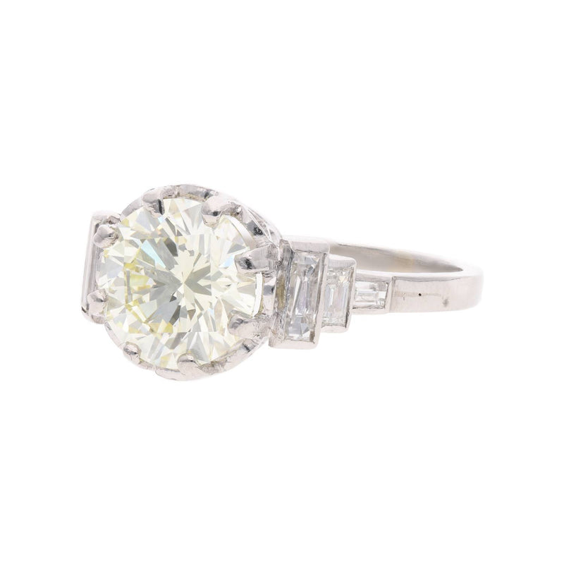 Platinum and Diamond Ring