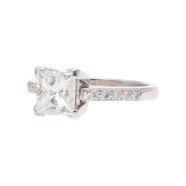 Platinum and Diamond Ring