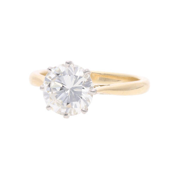 18ct Gold and Diamond Solitaire Ring
