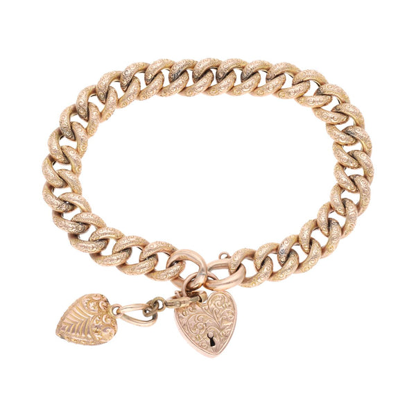 Antique Victorian 9ct Curb Bracelet