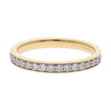 18ct Gold and Diamond Half Eternity Ring