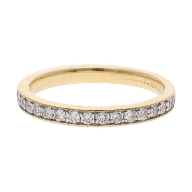 18ct Gold and Diamond Half Eternity Ring