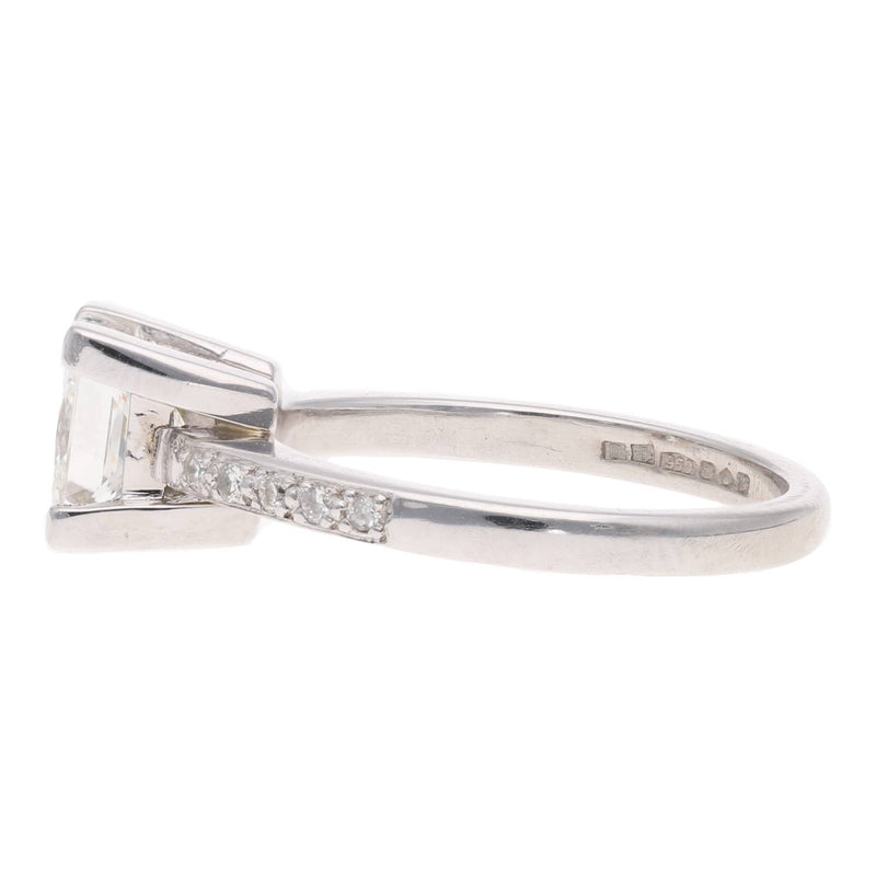 Platinum and Diamond Ring