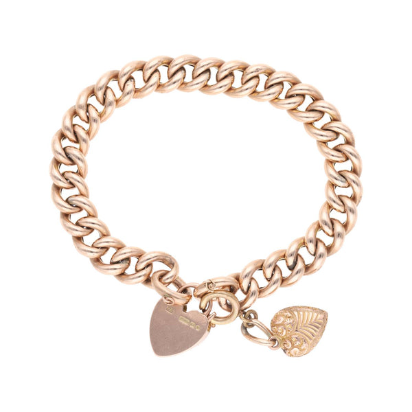 Antique Victorian 9ct Curb Bracelet