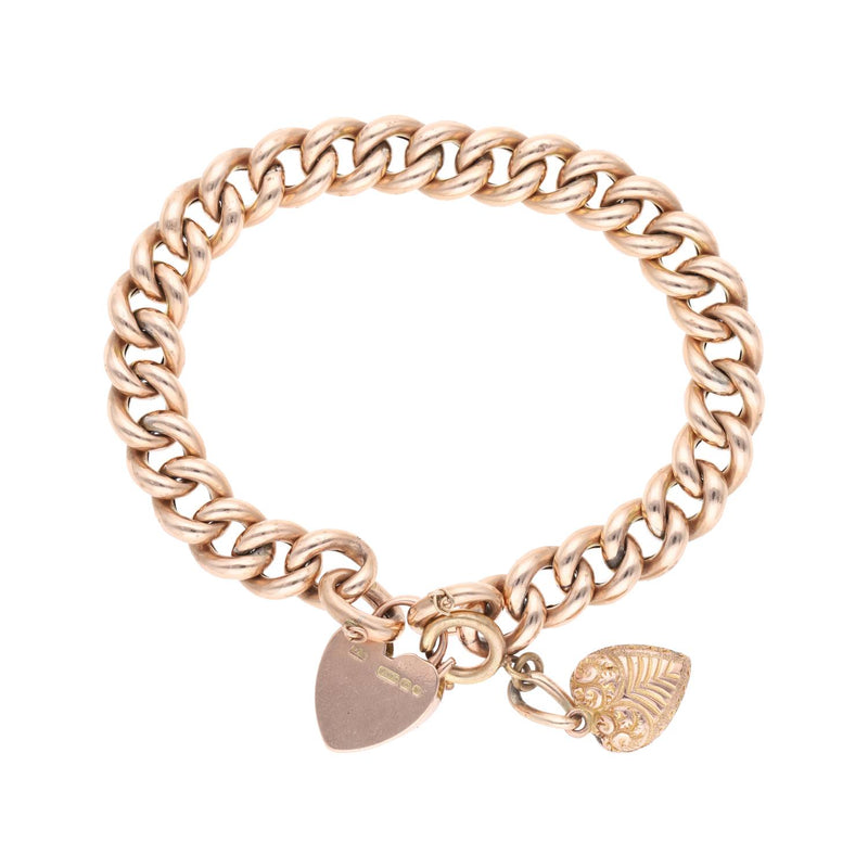 Antique Victorian 9ct Curb Bracelet