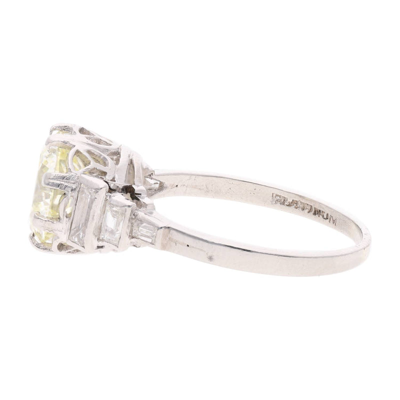 Platinum and Diamond Ring