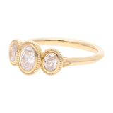 18ct Gold and Diamond Three Stone Ring