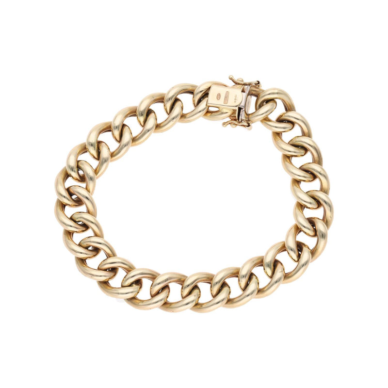 9ct Hollow Curb Bracelet