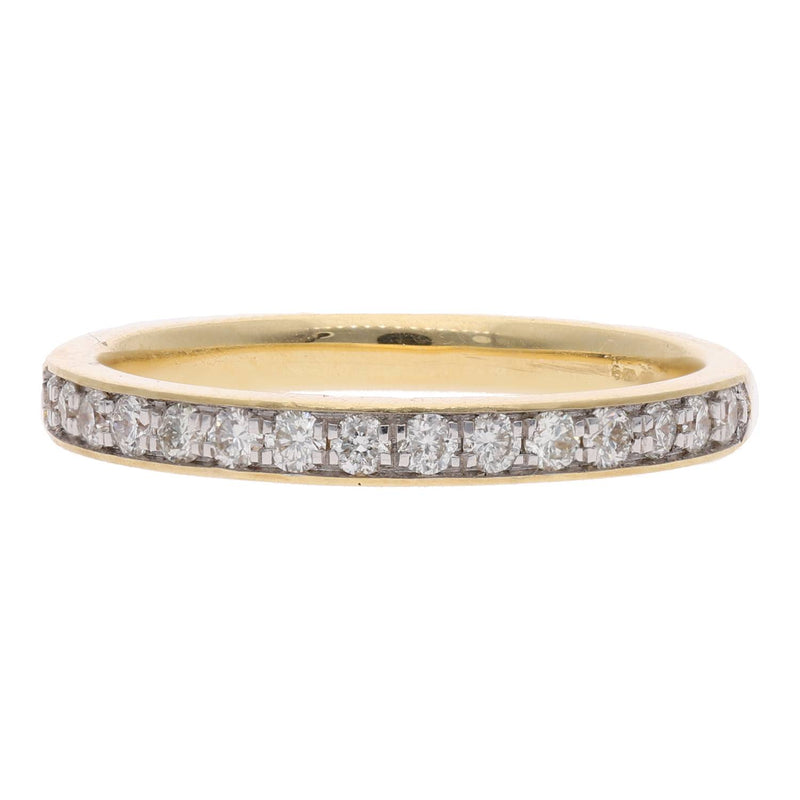 18ct Gold and Diamond Half Eternity Ring