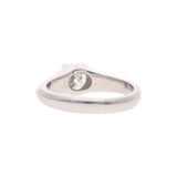 Platinum and Diamond Single Stone Ring