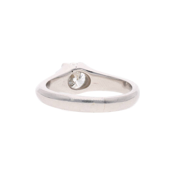 Platinum and Diamond Single Stone Ring