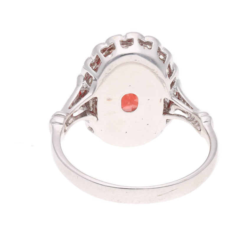 18ct Spinel and Diamond Cluster Ring