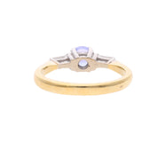 18ct Gold Tanzanite and Diamond Ring