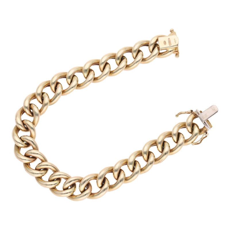 9ct Hollow Curb Bracelet