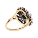 Victorian 18ct Gold and Diamond Cluster Ring