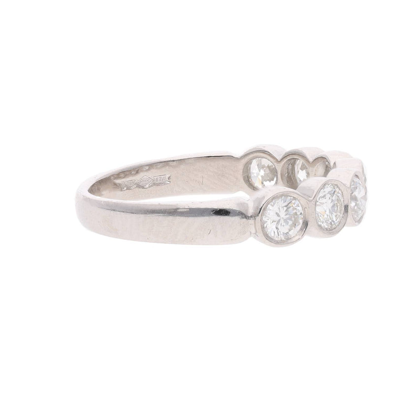 Platinum and Diamond Half Eternity Ring