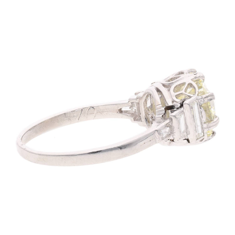Platinum and Diamond Ring