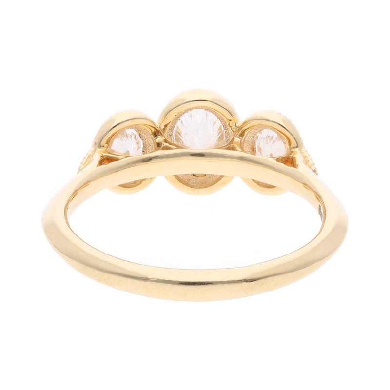 18ct Gold and Diamond Three Stone Ring