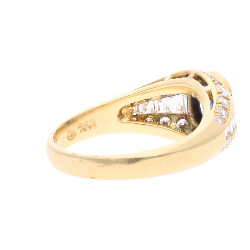 18ct Gold Sapphire and Diamond Ring
