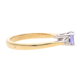 18ct Gold Tanzanite and Diamond Ring