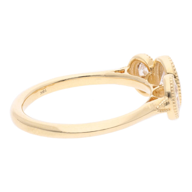 18ct Gold and Diamond Three Stone Ring