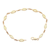 9ct Gold and Peridot Bracelet