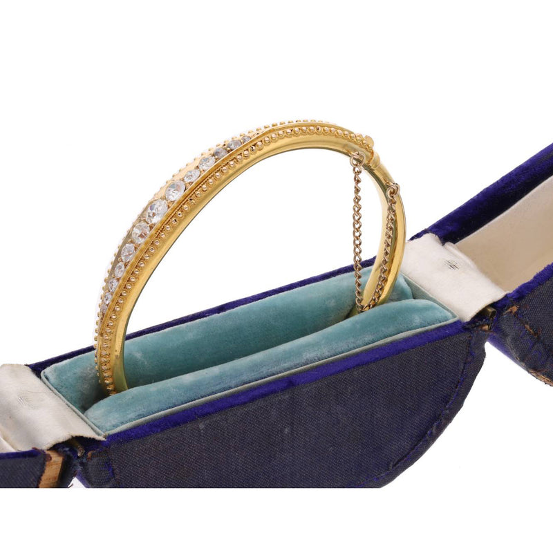 Antique 15ct Diamond Bangle