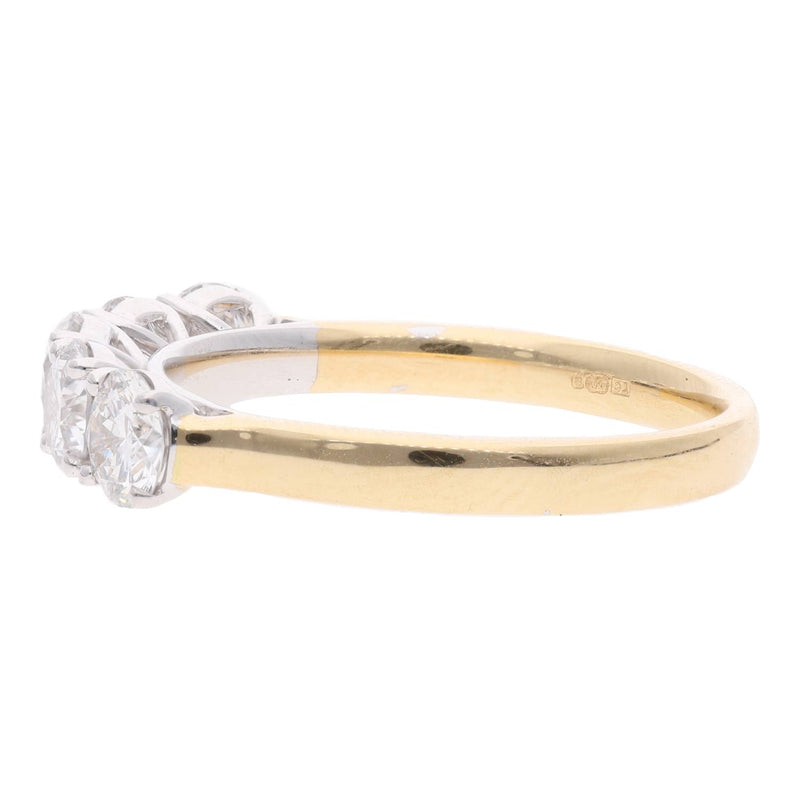 18ct Gold and Diamond Five Stone Ring