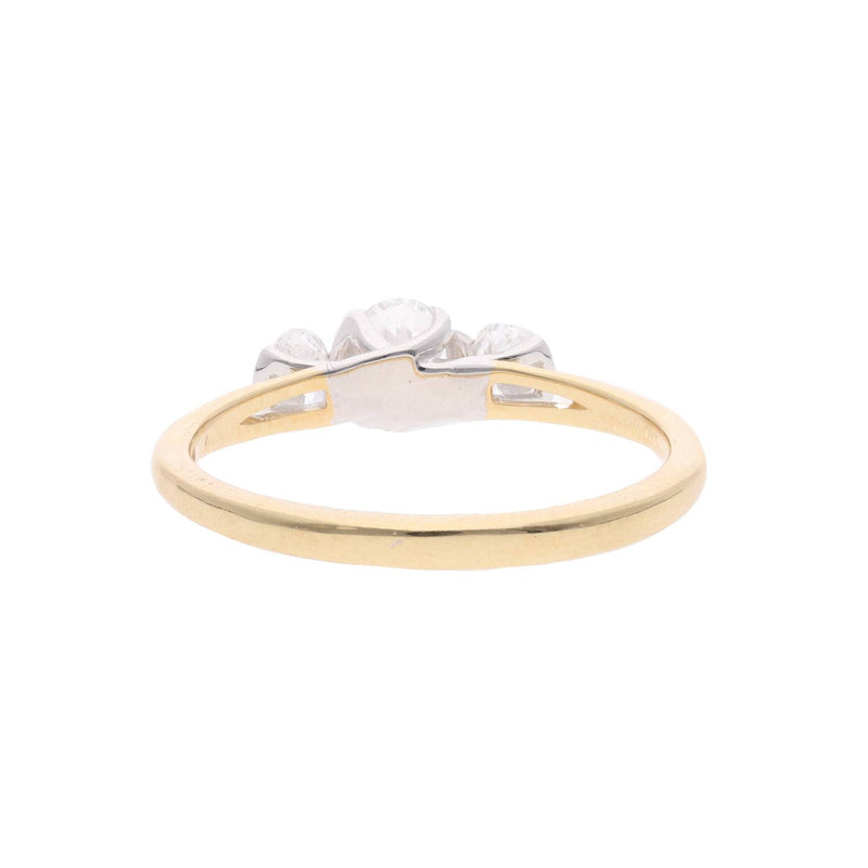 18ct Gold and Diamond Three Stone Ring