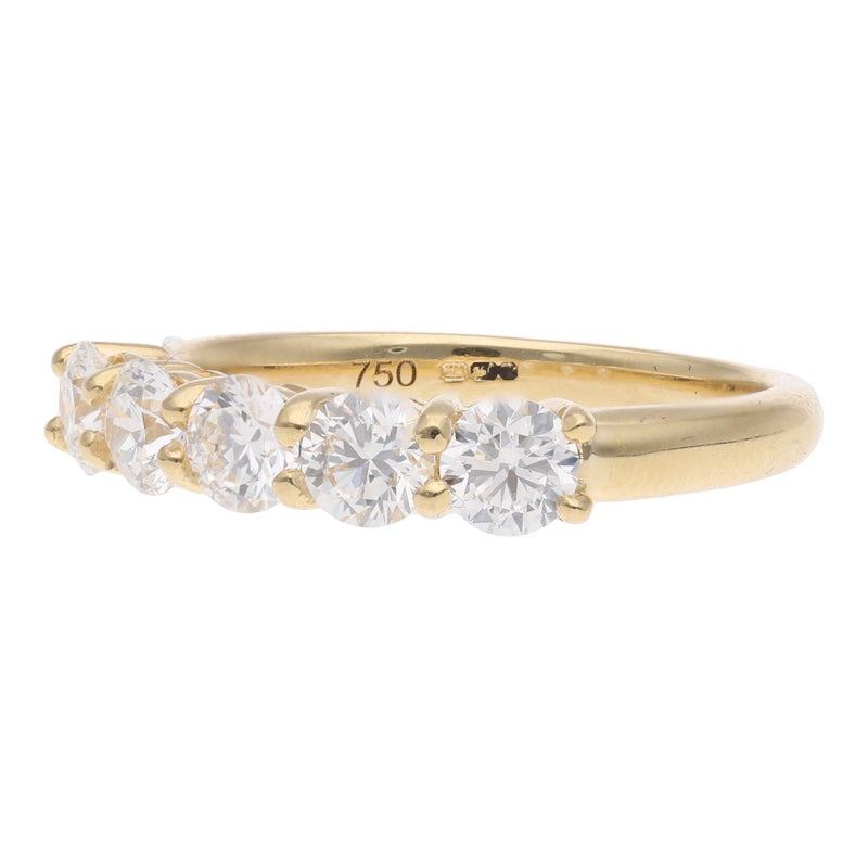 18ct Diamond Five Stone Ring