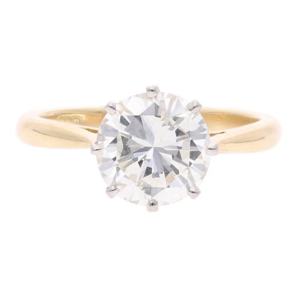 18ct Gold and Diamond Solitaire Ring
