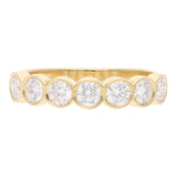 18ct Gold and Diamond Half Eternity Ring