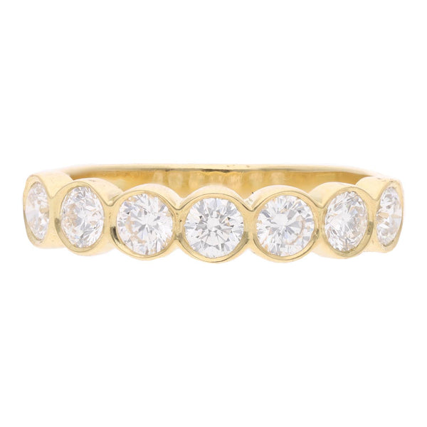 18ct Gold and Diamond Half Eternity Ring