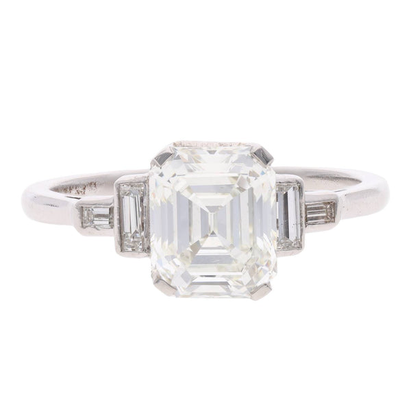 Platinum and Diamond Ring