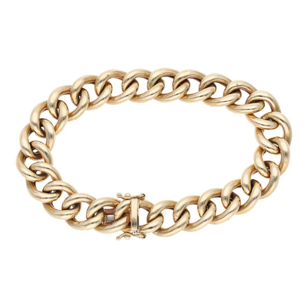 9ct Hollow Curb Bracelet