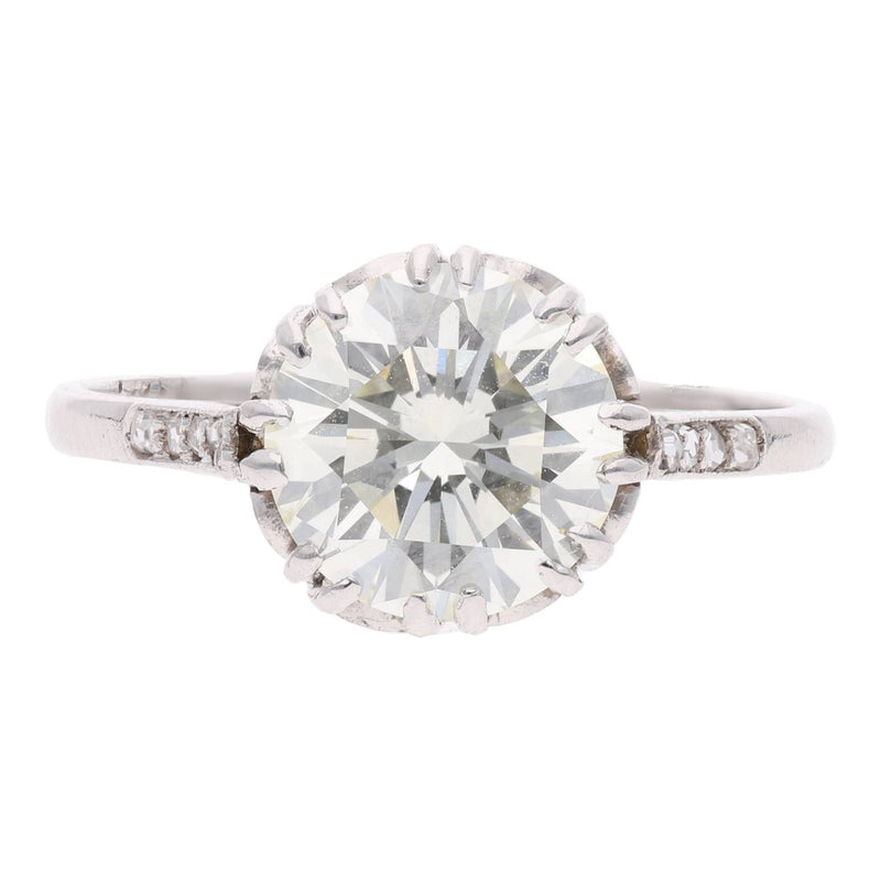 Platinum and Diamond Ring