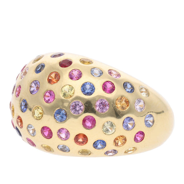 18ct Multi Coloured Sapphire Ring