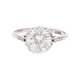 Platinum and Diamond Ring