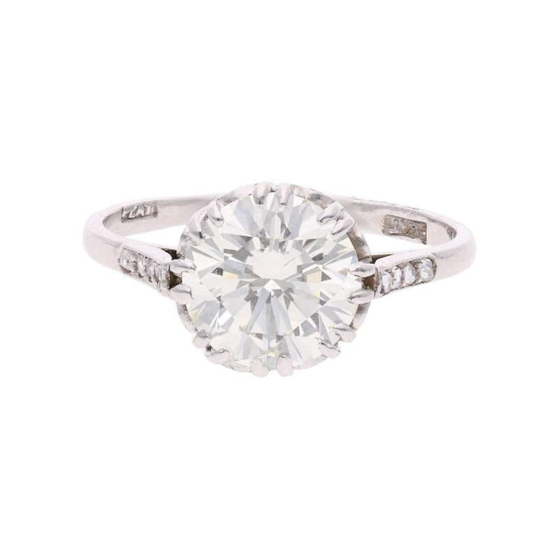 Platinum and Diamond Ring
