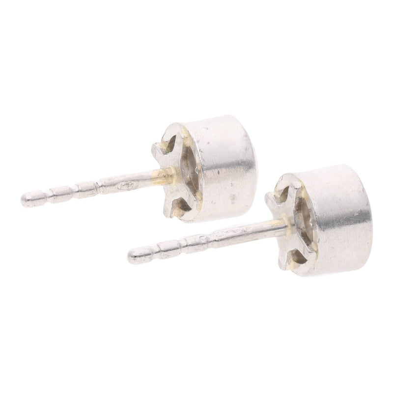 Platinum and Diamond Stud Earrings