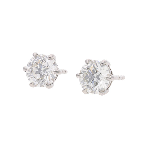 Platinum Diamond Stud Earrings